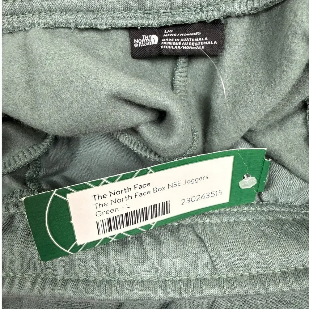 The North Face Mens Sage Green Fleece Joggers Size Large NWT